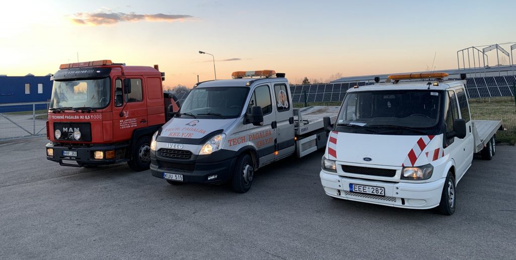 Tech pagalbos traliukas Ford Transit Jūsų paslaugoms